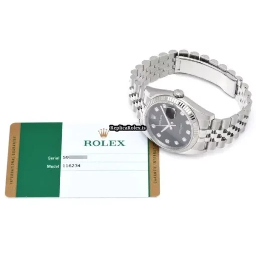 Great Fake Rolex Datejust 116234g Automatic Movement 36mm Steel Case Watch - Image 5