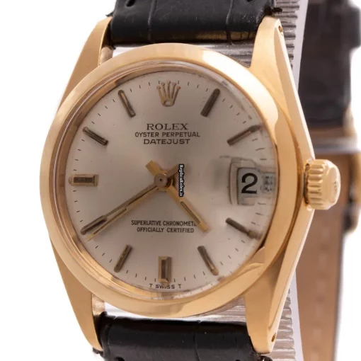Excellent Imitation Rolex Datejust 6824 Caliber 2030 Automatic Movement 31mm Yellow Gold Case Womens Watch