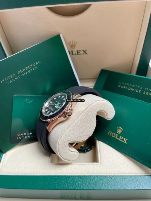 Durable Replica Rolex Yacht-master 40 126655 Caliber 3235 Automatic Movement 40mm Rose Gold Case Mens/unisex Watch - Image 12