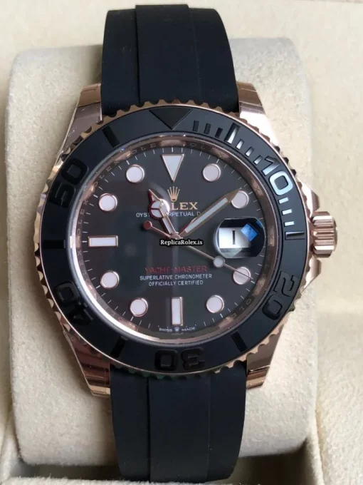 Durable Replica Rolex Yacht-master 40 126655 Caliber 3235 Automatic Movement 40mm Rose Gold Case Mens/unisex Watch - Image 2