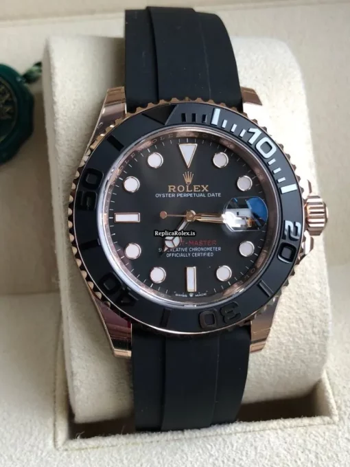 Durable Replica Rolex Yacht-master 40 126655 Caliber 3235 Automatic Movement 40mm Rose Gold Case Mens/unisex Watch - Image 3
