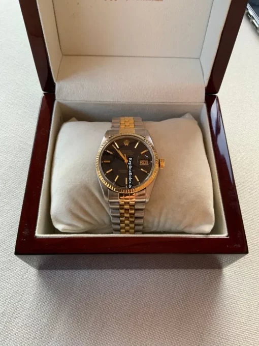 Durable Replicas Rolex Datejust 1601 Caliber 1570 Automatic Movement 36mm Gold/steel Case Mens/unisex Watch