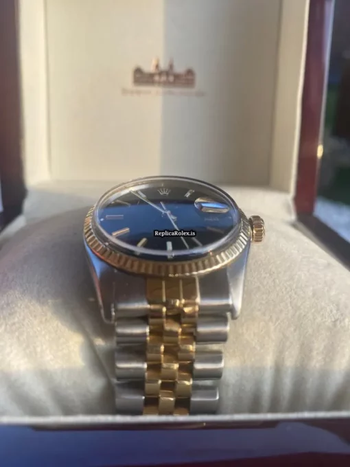 Durable Replicas Rolex Datejust 1601 Caliber 1570 Automatic Movement 36mm Gold/steel Case Mens/unisex Watch - Image 2
