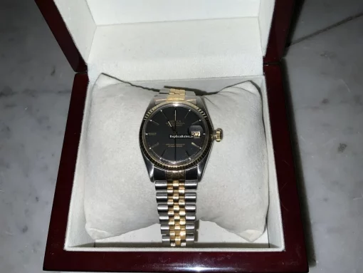 Durable Replicas Rolex Datejust 1601 Caliber 1570 Automatic Movement 36mm Gold/steel Case Mens/unisex Watch - Image 4