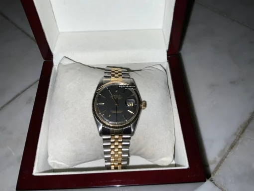 Durable Replicas Rolex Datejust 1601 Caliber 1570 Automatic Movement 36mm Gold/steel Case Mens/unisex Watch - Image 5