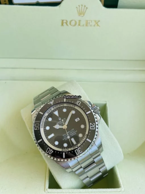 Mind-boggling Replica Rolex Sea-dweller Deepsea 116660 Caliber 3135 Automatic Movement 44mm Steel Case Mens/unisex Watch - Image 8