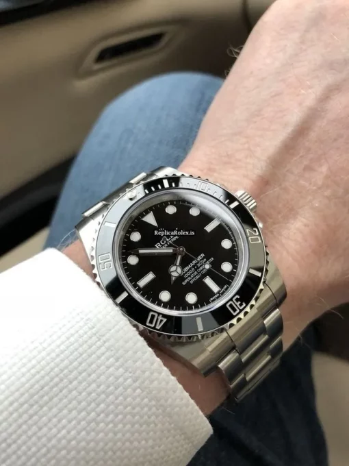 Great Fake Rolex Submariner 114060 Caliber 3130 Automatic Movement 40mm Steel Case Mens/unisex Watch - Image 5