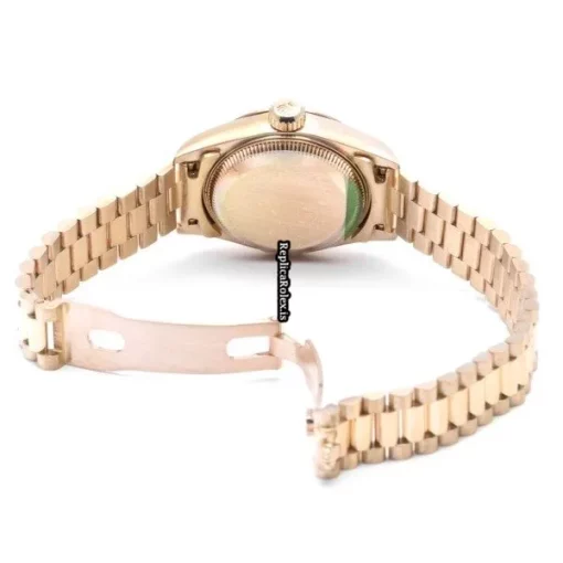 Top Knockoff Rolex Lady-datejust 79178mr Automatic Movement 26mm Yellow Gold Case Womens Watch - Image 3