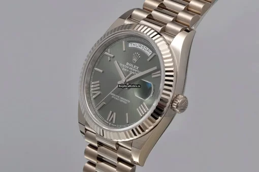 Amazing Replica Rolex Day-date 40 228239 Automatic Movement 41mm White Gold Case Watch - Image 3