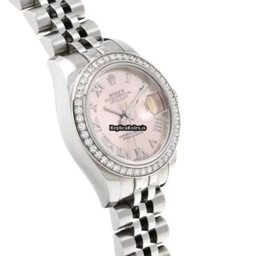Special Replica Rolex Lady-datejust 179384 Automatic Movement 26mm Steel Case Womens Watch - Image 3