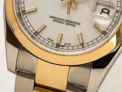 Excellent Replica Rolex Datejust 116203 Cosc Automatic Movement 36mm Gold/steel Case Mens/unisex Watch - Image 2