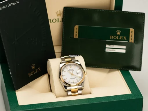 Excellent Replica Rolex Datejust 116203 Cosc Automatic Movement 36mm Gold/steel Case Mens/unisex Watch - Image 8