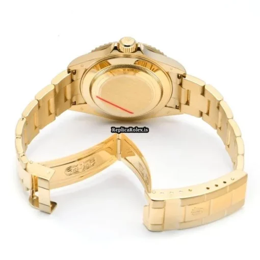 Unique Replica Rolex Submariner Date 16618 Caliber 3135 Automatic Movement 40mm Yellow Gold Case Watch - Image 4