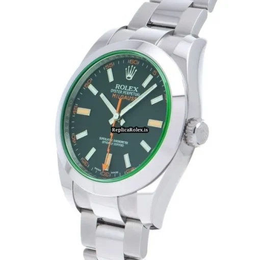 Wonderful Replica Rolex Milgauss 116400gv Caliber 3131 Automatic Movement 40mm Steel Case Watch - Image 2