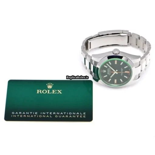 Wonderful Replica Rolex Milgauss 116400gv Caliber 3131 Automatic Movement 40mm Steel Case Watch - Image 5