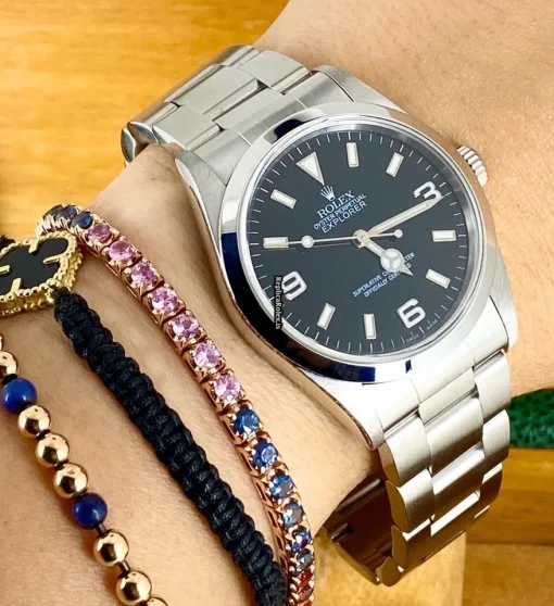 Fabulous Replica Rolex Explorer 14270 Caliber 3000 Automatic Movement 36x43mm Steel Case Mens/unisex Watch - Image 4