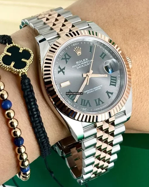 Wholesale Fake Rolex Datejust II 126331 Caliber 3235 Automatic Movement 41mm Gold/steel Case Mens/unisex Watch