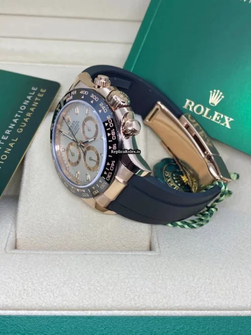 Amazing Replica Rolex Daytona 116515ln Caliber 4130 Automatic Movement 40mm Rose Gold Case Mens/unisex Watch - Image 2