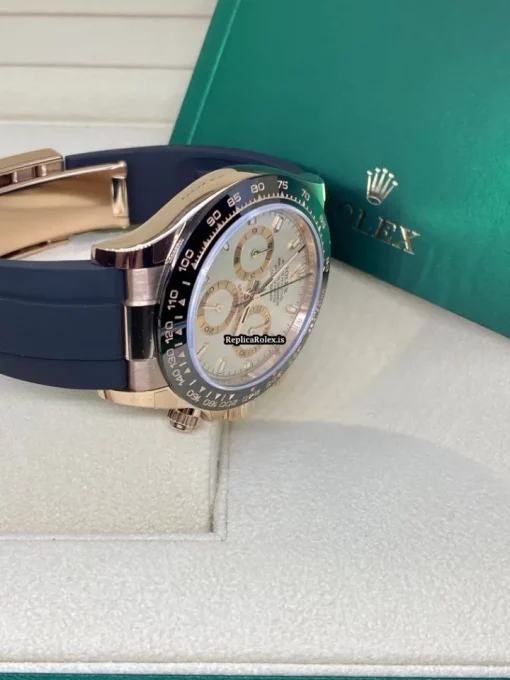 Amazing Replica Rolex Daytona 116515ln Caliber 4130 Automatic Movement 40mm Rose Gold Case Mens/unisex Watch - Image 5
