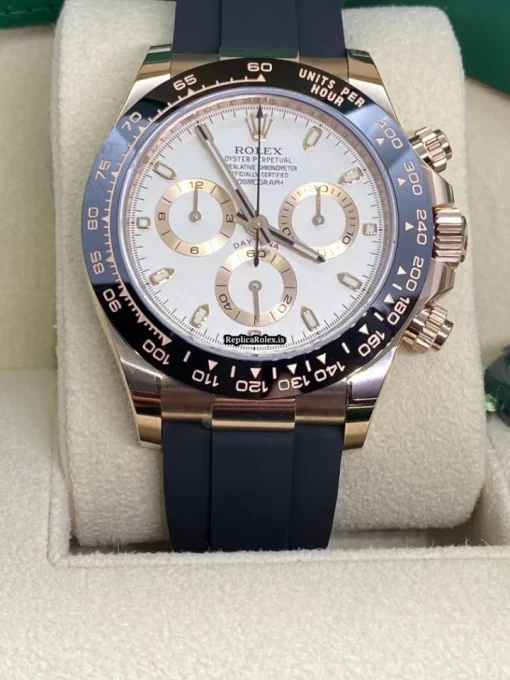 Amazing Replica Rolex Daytona 116515ln Caliber 4130 Automatic Movement 40mm Rose Gold Case Mens/unisex Watch - Image 6