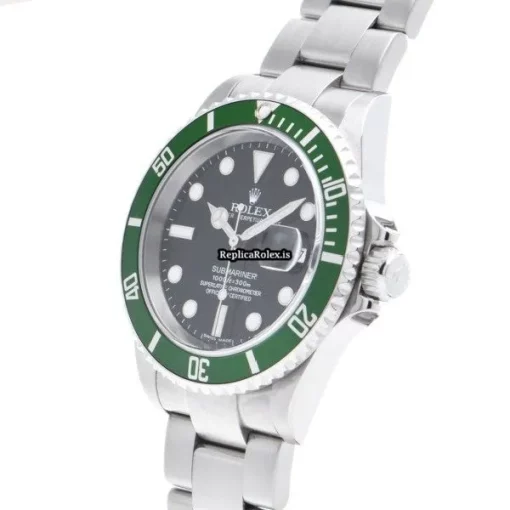 Terrific Fake Rolex Submariner Date 16610lv Caliber 3135 Automatic Movement 40mm Steel Case Watch - Image 2