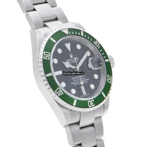 Terrific Fake Rolex Submariner Date 16610lv Caliber 3135 Automatic Movement 40mm Steel Case Watch - Image 3