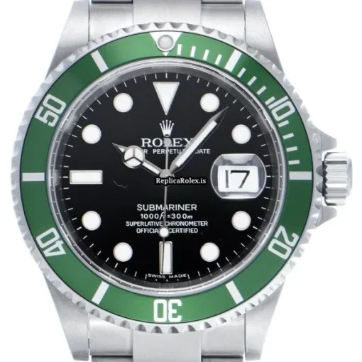 Terrific Fake Rolex Submariner Date 16610lv Caliber 3135 Automatic Movement 40mm Steel Case Watch - Image 5