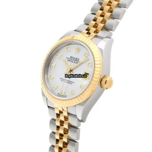 Great Replica Rolex Lady-datejust 279173ng Caliber 2236 Automatic Movement 28mm Steel Case Womens Watch - Image 2