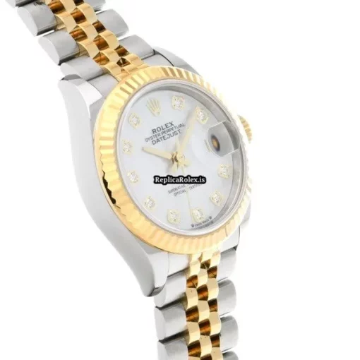 Great Replica Rolex Lady-datejust 279173ng Caliber 2236 Automatic Movement 28mm Steel Case Womens Watch - Image 3