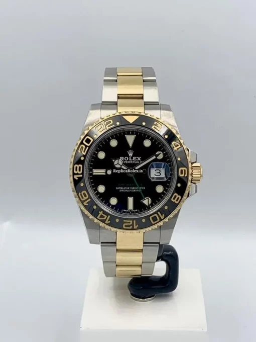 Mind-boggling Clone Rolex Gmt-master II 116713ln Caliber 3186 Automatic Movement 40mm Gold/steel Case Mens/unisex Watch
