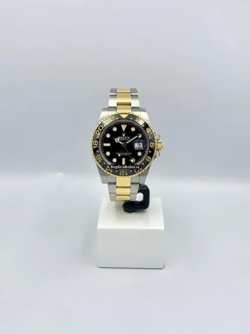 Mind-boggling Clone Rolex Gmt-master II 116713ln Caliber 3186 Automatic Movement 40mm Gold/steel Case Mens/unisex Watch - Image 2