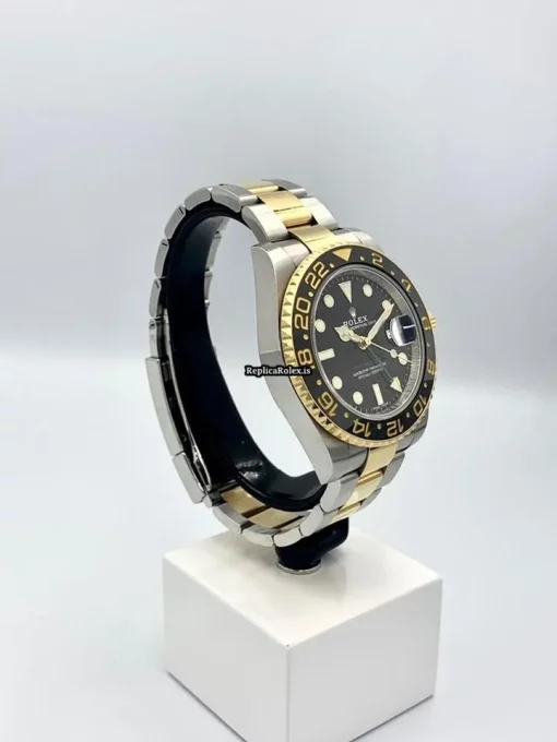 Mind-boggling Clone Rolex Gmt-master II 116713ln Caliber 3186 Automatic Movement 40mm Gold/steel Case Mens/unisex Watch - Image 3