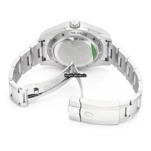 Superb Replicas Rolex Milgauss 116400 Caliber 3131 Automatic Movement 40mm Steel Case Watch - Image 4