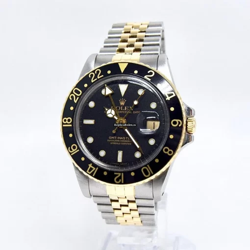 Excellent Replica Rolex Gmt-master 16753 Caliber 3075 Automatic Movement 40mm Gold/steel Case Mens/unisex Watch - Image 2