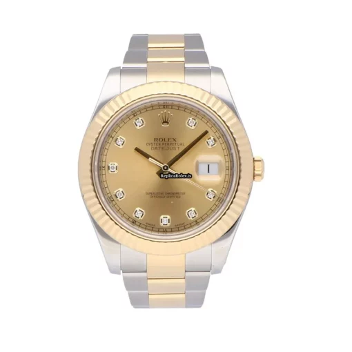 Nice Replica Rolex Datejust II 116333 Automatic Movement 41mm Gold/steel Case Mens/unisex Watch