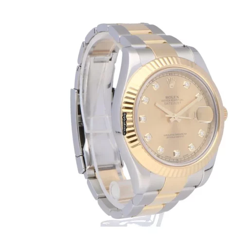 Nice Replica Rolex Datejust II 116333 Automatic Movement 41mm Gold/steel Case Mens/unisex Watch - Image 8
