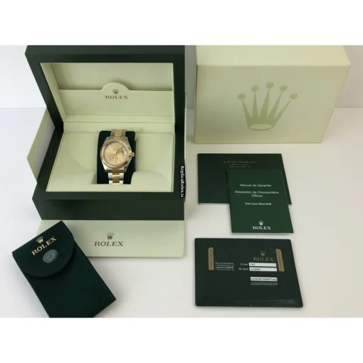 Nice Replica Rolex Datejust II 116333 Automatic Movement 41mm Gold/steel Case Mens/unisex Watch - Image 9