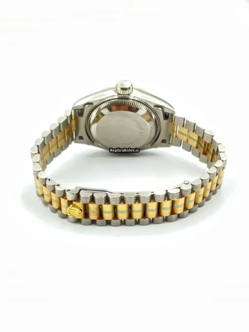 Good Fake Rolex Lady-datejust 69179b Automatic Movement White Gold Case Womens Watch - Image 5