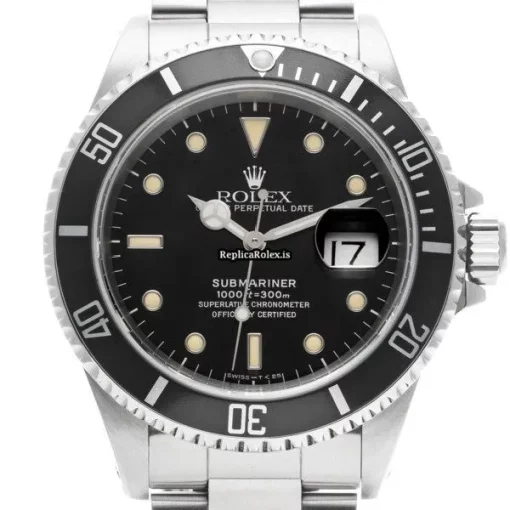 Fabulous Replica Rolex Submariner Date 16610 Caliber 3135 Automatic Movement 40mm Steel Case Watch - Image 6