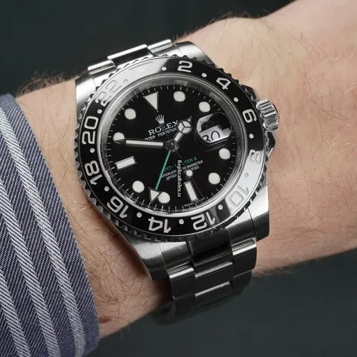 Terrific Replica Rolex Gmt-master II 116710ln Automatic Movement 40mm Steel Case Mens/unisex Watch - Image 13