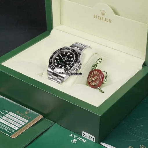 Terrific Replica Rolex Gmt-master II 116710ln Automatic Movement 40mm Steel Case Mens/unisex Watch - Image 14