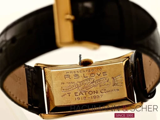 Stylish Replica Rolex Prince 1490 Manual Winding Movement 42x25mm Yellow Gold Case Mens/unisex Watch - Image 7