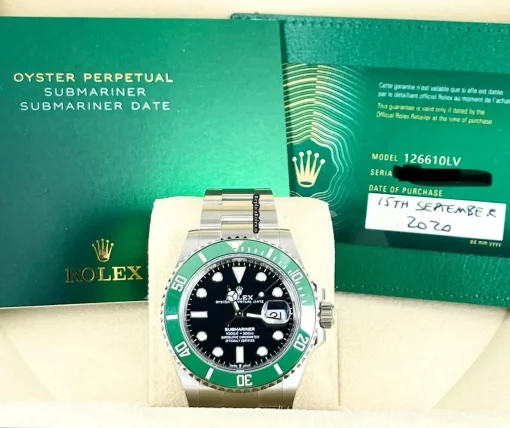 Neat Replica Rolex Submariner Date 126610lv Caliber 3235 Automatic Movement 41mm Steel Case Mens/unisex Watch - Image 3