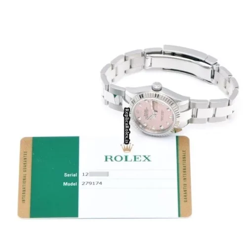 Incredible Fakes Rolex Lady-datejust 279174g Caliber 2236 Automatic Movement 28mm Steel Case Womens Watch - Image 5
