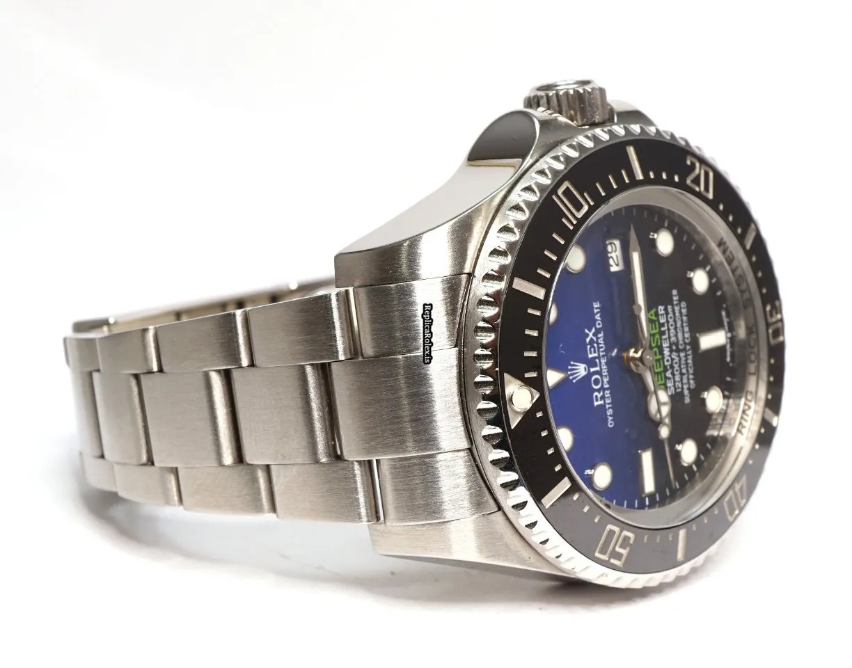 Beautiful Fake Rolex Sea-dweller Deepsea 116660 Caliber 3135 Automatic Movement 44mm Steel Case Mens/unisex Watch - Image 3
