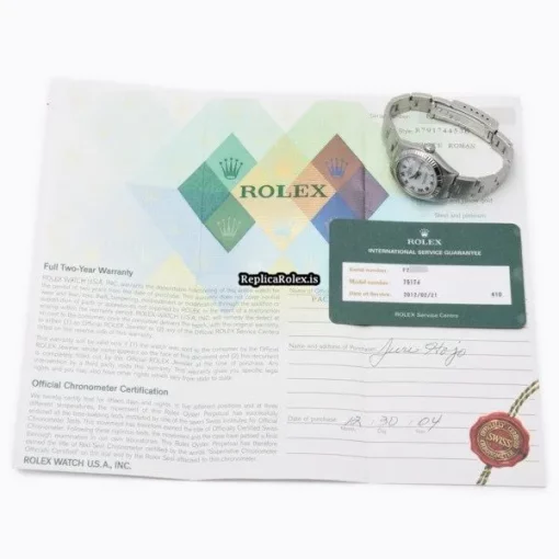 Top Replica Rolex Lady-datejust 79174 Automatic Movement 26mm Steel Case Womens Watch - Image 5