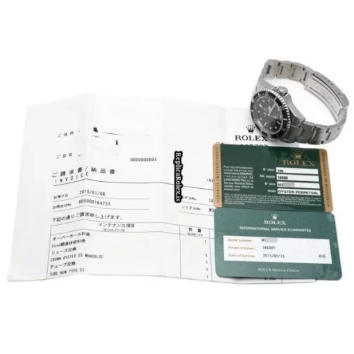 Reliable Replica Rolex Sea-dweller 4000 16600 Caliber 3135 Automatic Movement 40mm Steel Case Watch - Image 5
