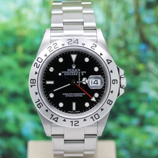 Wholesale Replica Rolex Explorer II 16570 Caliber 3185 Automatic Movement 40x47mm Steel Case Mens/unisex Watch - Image 3