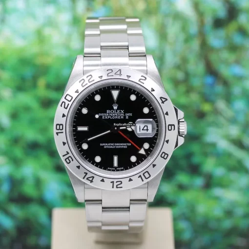 Wholesale Replica Rolex Explorer II 16570 Caliber 3185 Automatic Movement 40x47mm Steel Case Mens/unisex Watch - Image 4
