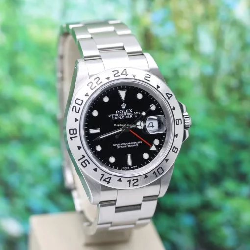 Wholesale Replica Rolex Explorer II 16570 Caliber 3185 Automatic Movement 40x47mm Steel Case Mens/unisex Watch - Image 6